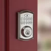 Kwikset SmartCode 913 Satin Nickel Single Cylinder Electronic Deadbolt Lighted Keypad