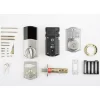Kwikset SmartCode 913 Satin Nickel Single Cylinder Electronic Deadbolt Lighted Keypad