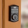 Kwikset SmartCode 913 Venetian Bronze Single Cylinder Electronic Deadbolt Lighted Keypad