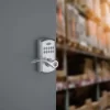 Kwikset SmartCode 955 Satin Chrome Single Cylinder Electronic Handle Lighted Keypad
