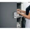 Kwikset SmartCode 955 Satin Chrome Single Cylinder Electronic Handle Lighted Keypad