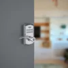 Kwikset SmartCode 955 Satin Chrome Single Cylinder Electronic Handle Lighted Keypad