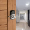 Kwikset SmartCode 955 Satin Nickel Single Cylinder Electronic Handle Lighted Keypad Kwikset SmartCode 955 Satin Nickel Single Cylinder Electronic Handle Lighted Keypad