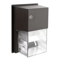 Lithonia Lighting  2100-Lumen 18-Watt Bronze Hardwired LED Outdoor Wall Pack Light