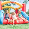 Little Tikes Jump 'n Slide Inflatable Bouncer Includes Heavy Duty Blower With GFCI, Stakes, Repair Patches, And Storage Bag, for Kids Ages 3-8 Years Little Tikes Jump 'n Slide Inflatable Bouncer Includes Heavy Duty Blower With GFCI, Stakes, Repair Patches, And Storage Bag, for Kids Ages 3-8 Years