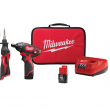 Milwaukee 2401-22-2488-20 M12 12-Volt Lithium-Ion Cordless 1/4 in. Hex Screwdriver Kit w/ M12 Lithium-Ion Cordless Soldering Iron (Tool Only)