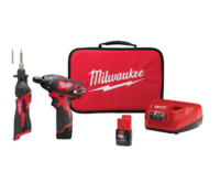 Milwaukee 2401-22-2488-20 M12 12-Volt Lithium-Ion Cordless 1/4 in. Hex Screwdriver Kit w/ M12 Lithium-Ion Cordless Soldering Iron (Tool Only)