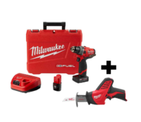 Milwaukee 2503-22-2420-20 M12 FUEL 12V Lithium-Ion Brushless Cordless 1/2 in. Drill Driver Kit with M12 HACKZALL