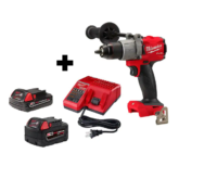 Milwaukee 2804-20-48-59-1852 M18 FUEL 18-Volt Lithium-Ion Brushless Cordless 1/2 in. Hammer Drill/Driver w/ (1) 5.0 Ah, (1) 2.0 Ah Battery & Charger