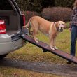 Pet Gear Full Length Tri-Fold Dog Car Ramp, Chocolate / Black