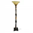 Portfolio  Barada 72-in Bronze with Gold Highlights Torchiere Floor Lamp
