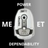 Prolux Tritan Bagged Canister Vacuum Cleaner with HEPA Filtration and Complete Home Care Tool Kit, Tritan White