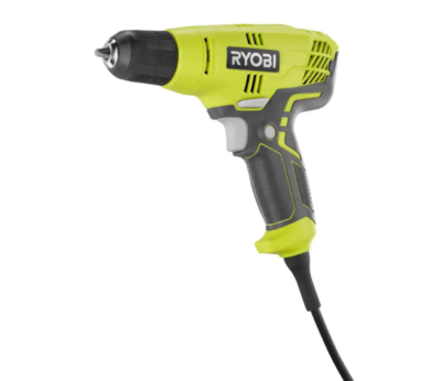 RYOBI D43K 5.5 Amp Corded 3/8 in. Variable Speed Compact Drill/Driver with Bag