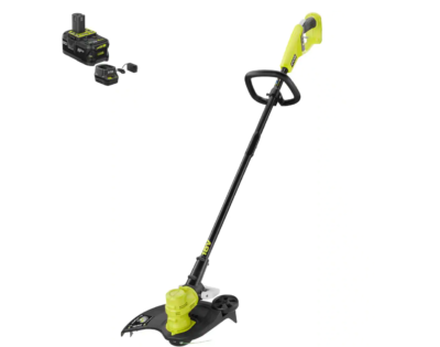 RYOBI P20140VNM ONE+ 18V 13 in. Cordless Battery String Trimmer/Edger with 4.0 Ah Battery and Charger