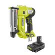 RYOBI P318-PBP006 ONE+ 18V Cordless AirStrike 23-Gauge 1-3/8 in. Headless Pin Nailer with Lithium-Ion 2.0 Ah Compact Battery