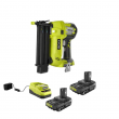 RYOBI P320-PCL202KN ONE+ 18V 18-Gauge Cordless AirStrike Brad Nailer with (2) 2.0 Ah Batteries and Charger