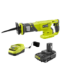 RYOBI P519-PSK005 ONE+ 18V Cordless Reciprocating Saw with 2.0 Ah Battery and Charger