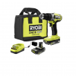 RYOBI PBLDD01K-PBP004 ONE+ HP 18V Brushless Cordless 2-Tool Combo Kit with Drill/Driver, Batteries, Charger, and Bag with Extra 4.0 Ah Battery