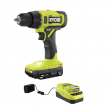 RYOBI PCL206K1 ONE+ 18V Cordless 1/2 in. Drill/Driver Kit with (1) 1.5 Ah Battery and Charger