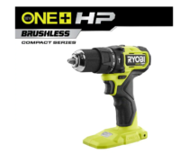 RYOBI PSBHM01B ONE+ HP 18V Brushless Cordless Compact 1/2 in. Hammer Drill (Tool Only)