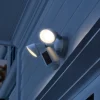 Ring Floodlight Cam Wired Plus - Hardwired Outdoor Smart Security Camera with Two LED Floodlights - White