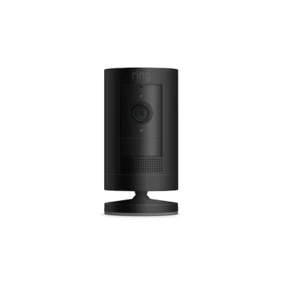 Ring Stick Up Cam Battery – Battery-powered Indoor/Outdoor Smart Security Camera with two-way talk – Black