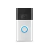 Ring Video Doorbell - Built in Rechargeable Battery or Hardwired Smart Video Doorbell Camera - Satin Nickel (2020 Release)