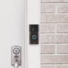 Ring  Video Doorbell - Built in Rechargeable Battery or Hardwired Smart Video Doorbell Camera - Venetian Bronze (2020 Release)