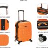 Rockland Melbourne Hardside Expandable Spinner Wheel Luggage, Turquoise, Carry-On 20-Inch Rockland Melbourne Hardside Expandable Spinner Wheel Luggage, Turquoise, Carry-On 20-Inch