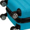 Rockland Melbourne Hardside Expandable Spinner Wheel Luggage, Turquoise, Carry-On 20-Inch Rockland Melbourne Hardside Expandable Spinner Wheel Luggage, Turquoise, Carry-On 20-Inch