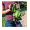 Greenworks HT24B414 24-Volt 22-in Dual Cordless Electric Hedge Trimmer (Battery & Charger Included)