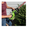 Greenworks HT24B414 24-Volt 22-in Dual Cordless Electric Hedge Trimmer (Battery & Charger Included)