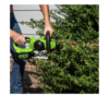 Greenworks HT24B414 24-Volt 22-in Dual Cordless Electric Hedge Trimmer (Battery & Charger Included)