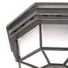 Secure Home 11.9-in W Black Outdoor Flush Mount Light Secure Home 11.9-in W Black Outdoor Flush Mount Light