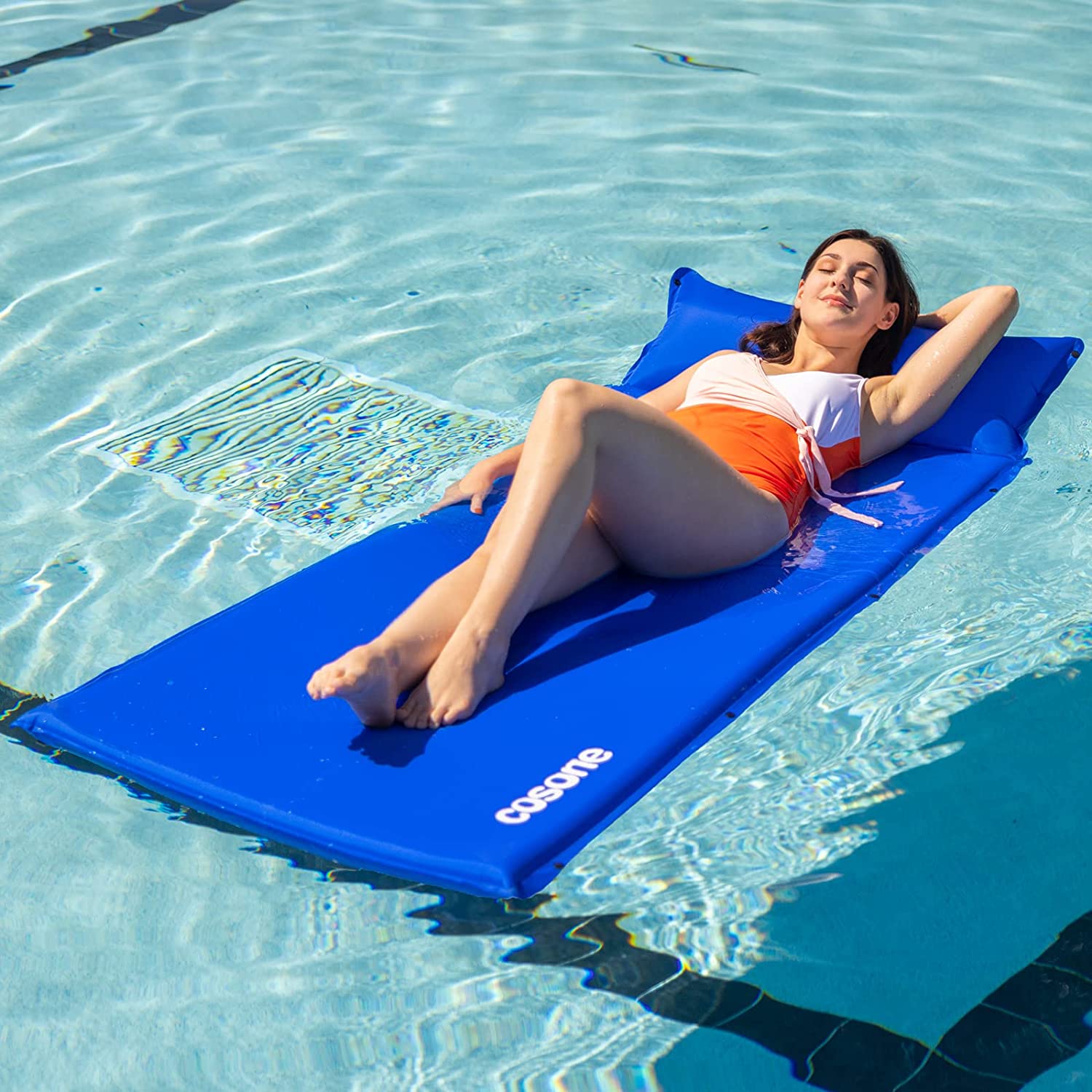 Self-Inflating Pool Floats Adult, More Durable Skin-Friendly