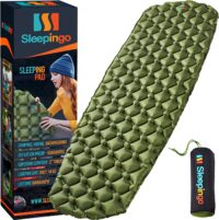 Sleepingo Sleeping Pad for Camping - Lightweight, Inflatable & Compact Camping Air Mattress