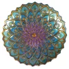 Teamson Bird bath 21.2-in H Multi Color Glass Complete Birdbath Teamson Bird bath 21.2-in H Multi Color Glass Complete Birdbath