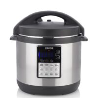 Zavor LUX Edge, 4 Quart Programmable Electric Multi-Cooker: Pressure Cooker, Slow Cooker, Rice Cooker, Yogurt Maker, Steamer and more - Stainless Steel (ZSELE01)