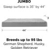 FurHaven NAP Ultra Plush Orthopedic Deluxe Cat & Dog Bed w/Removable Cover, Gray
