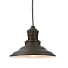 allen + roth  Hainsbrook Aged Bronze Industrial Cone Mini Pendant Light