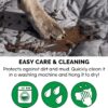 FurHaven Waterproof Cat & Dog Blanket Protector,  Quilted Gray - 68" x 82" - Full