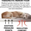 FurHaven Faux Fur Memory Top Bolster Dog Bed w/Removable Cover - Driftwood Brown, Jumbo (X-Large)