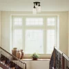 Globe Electric Annecy 3-Light 13-in Oil Rubbed Bronze Semi-flush Mount Light
