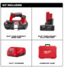 Milwaukee 2429-21XC M12 12-Volt Lithium-Ion Cordless Sub-Compact Band Saw XC Kit with One 3.0h Battery, Charger and Hard Case Milwaukee 2429-21XC M12 12-Volt Lithium-Ion Cordless Sub-Compact Band Saw XC Kit with One 3.0h Battery, Charger and Hard Case