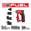 Milwaukee 2505-22-2551-20 M12 FUEL 12V Lithium-Ion Brushless Cordless 4-in-1 Installation 3/8in. Drill Driver & SURGE Impact Driver Combo Kit