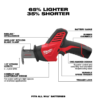Milwaukee 2420-21-2415-20-48-11-2460 M12 12V Li-Ion HACKZALL Cordless Reciprocating Saw Kit with M12 3/8 in. Right Angle Drill and 6.0Ah XC Battery Pack