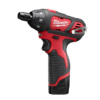 Milwaukee 2401-22-48-32-4497 M12 12-Volt Lithium-Ion Cordless 1/4 in. Hex Screwdriver Kit with SHOCKWAVE Alloy Steel Screwdriver Bit Set (72-Piece)