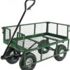 Sunnydaze QH-UC988-GN Utility Steel Garden Cart, Heavy-Duty 400 Pound Capacity Sunnydaze QH-UC988-GN Utility Steel Garden Cart, Heavy-Duty 400 Pound Capacity