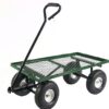 Sunnydaze QH-UC988-GN Utility Steel Garden Cart, Heavy-Duty 400 Pound Capacity Sunnydaze QH-UC988-GN Utility Steel Garden Cart, Heavy-Duty 400 Pound Capacity