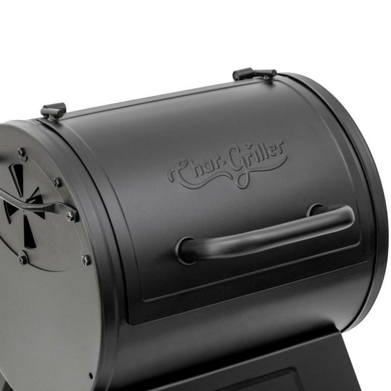 CharGriller 92424 Portable Charcoal Grill or Side Fire Box in Black